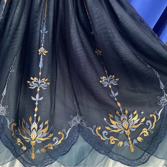 Miselian Lotus Natural Waist JSK by Mirror Miracle 💙💛 - Picture 5 of 16